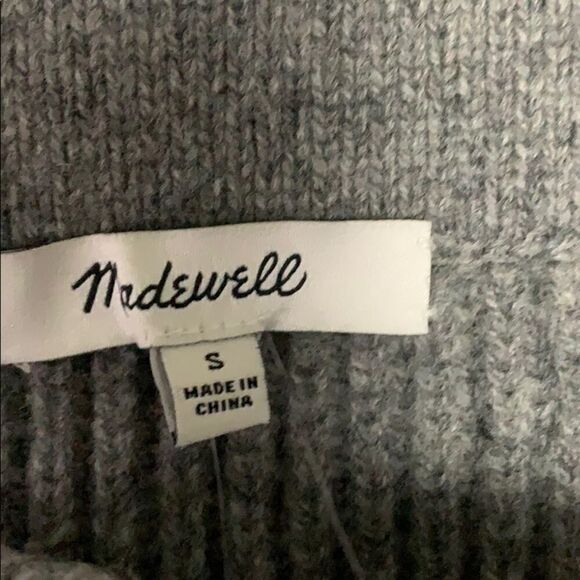 MADEWELL‎ 100% MERINO GRAY SKIRT Size S - Picture 6 of 8
